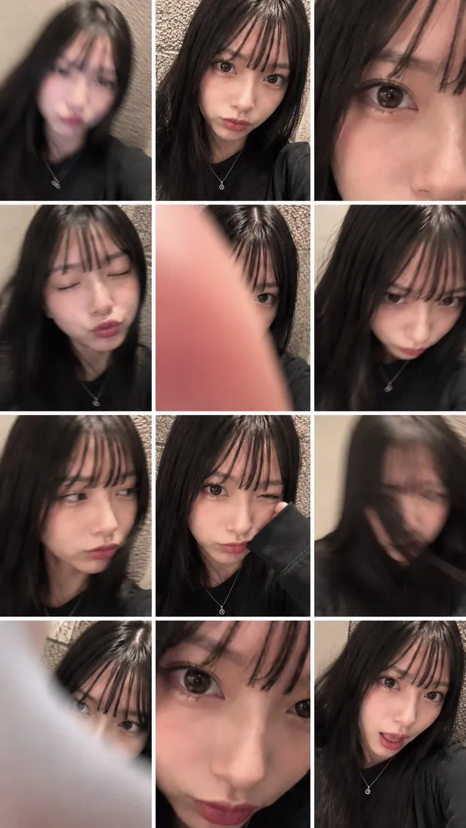 Amateur Failed Selfie Grid, AI generated image