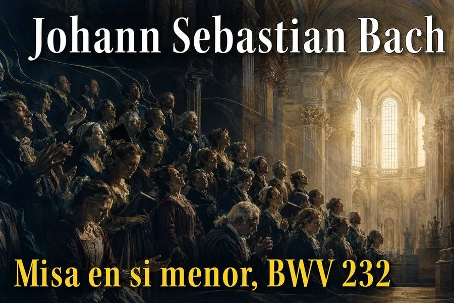 Bach Mass In B Minor, AI generated image
