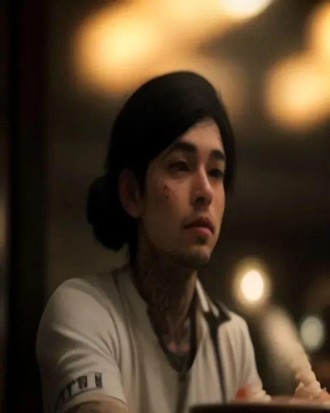 Chef's Table Gaze, AI generated image