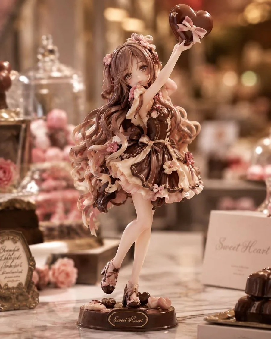 Chocolate Anime Figure, AI generated image