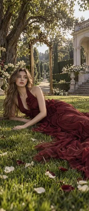 Cinematic Fashion Photo, AI generated image