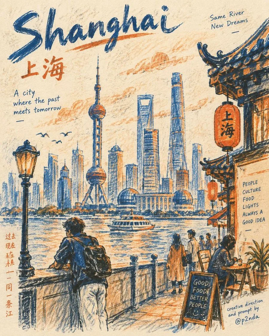 Crayon Pastel Editorial Illustration, AI generated image