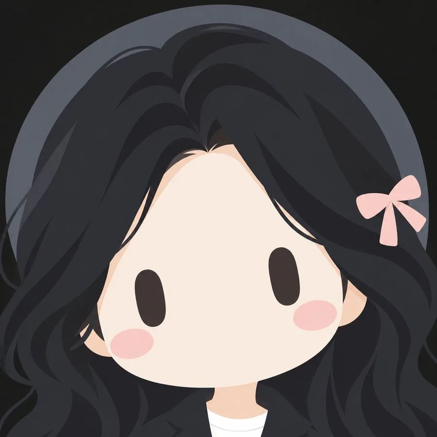 Cute Chibi Girl Avatar, AI generated image