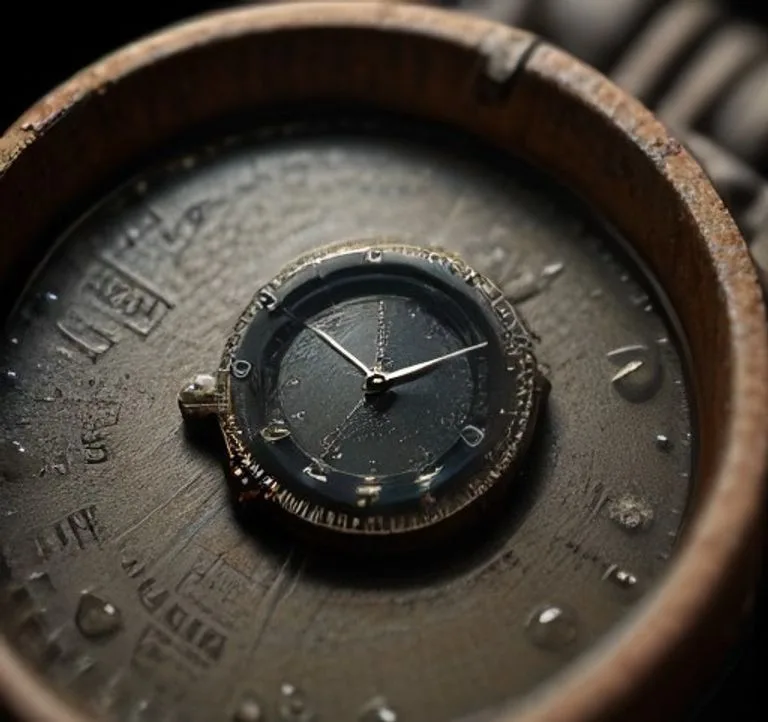 Dive Watch, 100mm Macro, AI generated image