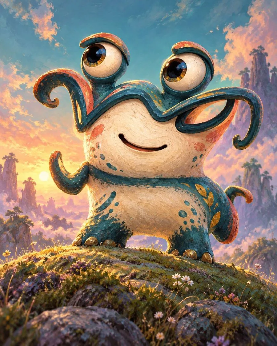 Doodle To 3d Creature, AI generated image