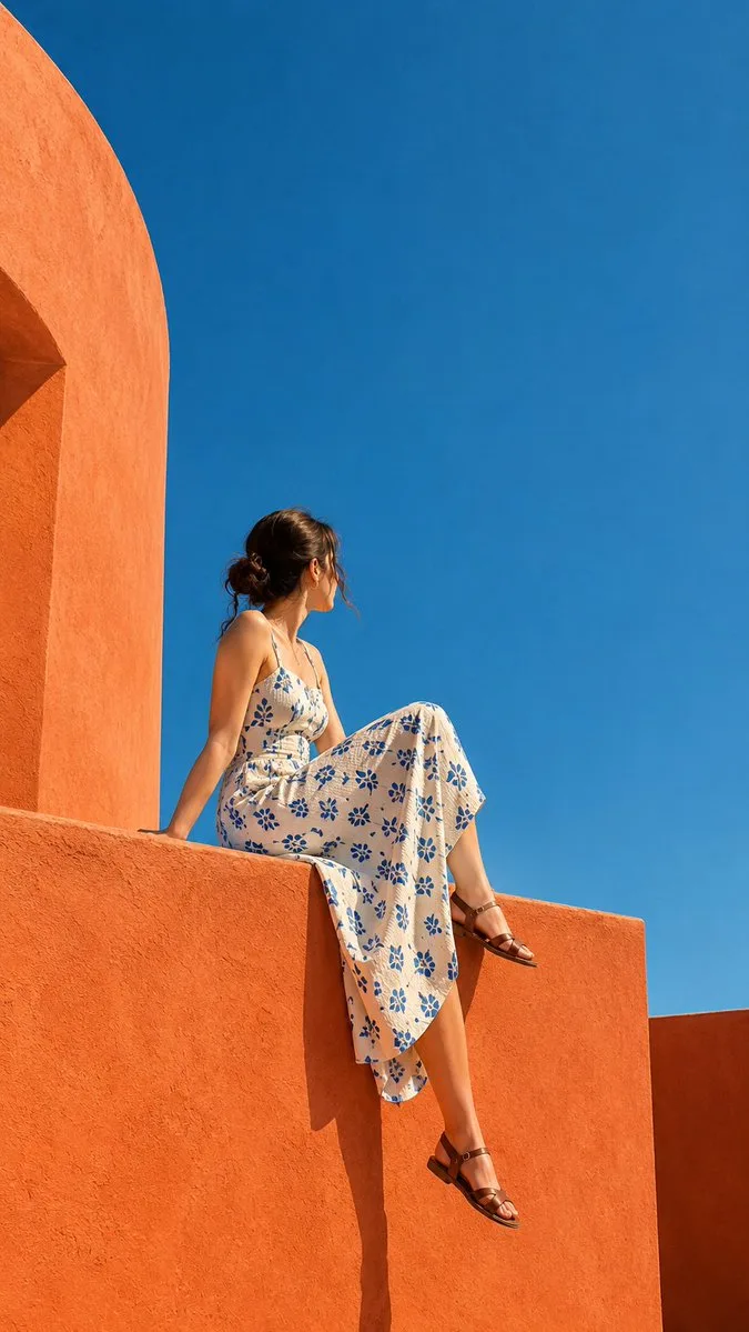 Editorial Lifestyle Rooftop, AI generated image
