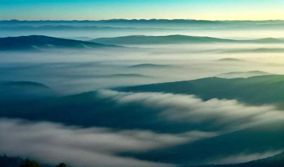 Fog Line Valley, AI generated image