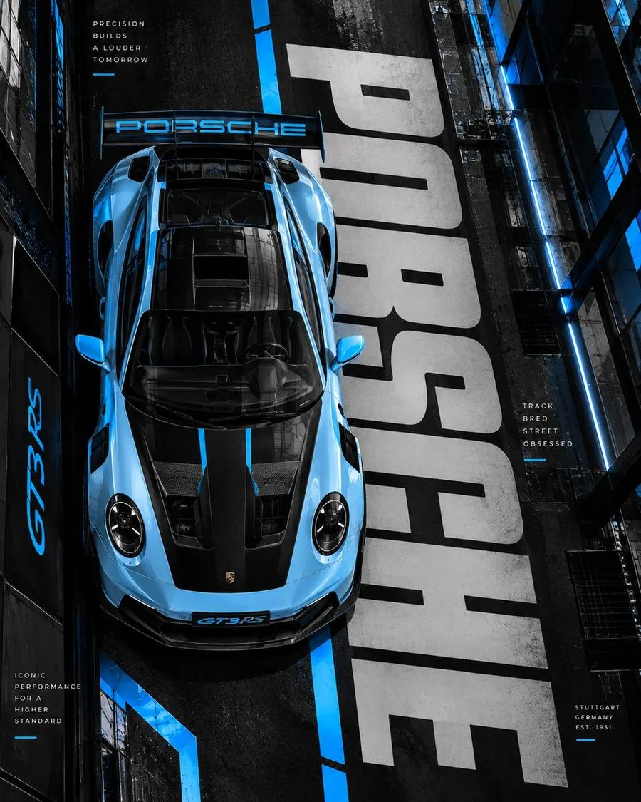 Futuristic Car Poster, AI generated image