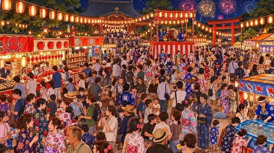 Hidden Isopod Matsuri, AI generated image