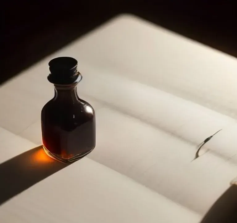 Ink Bottle Still, AI generated image