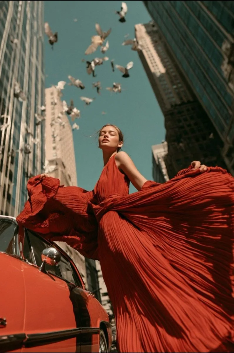 Manhattan Fashion Editorial, AI generated image