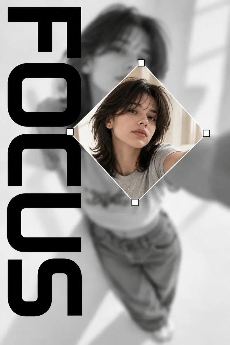 Minimalist Focus Poster, AI generated image