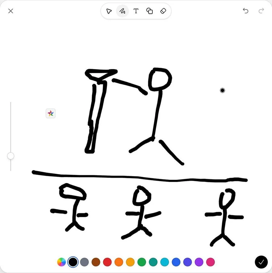 Mobile Sketch Editor Doodle, AI generated image