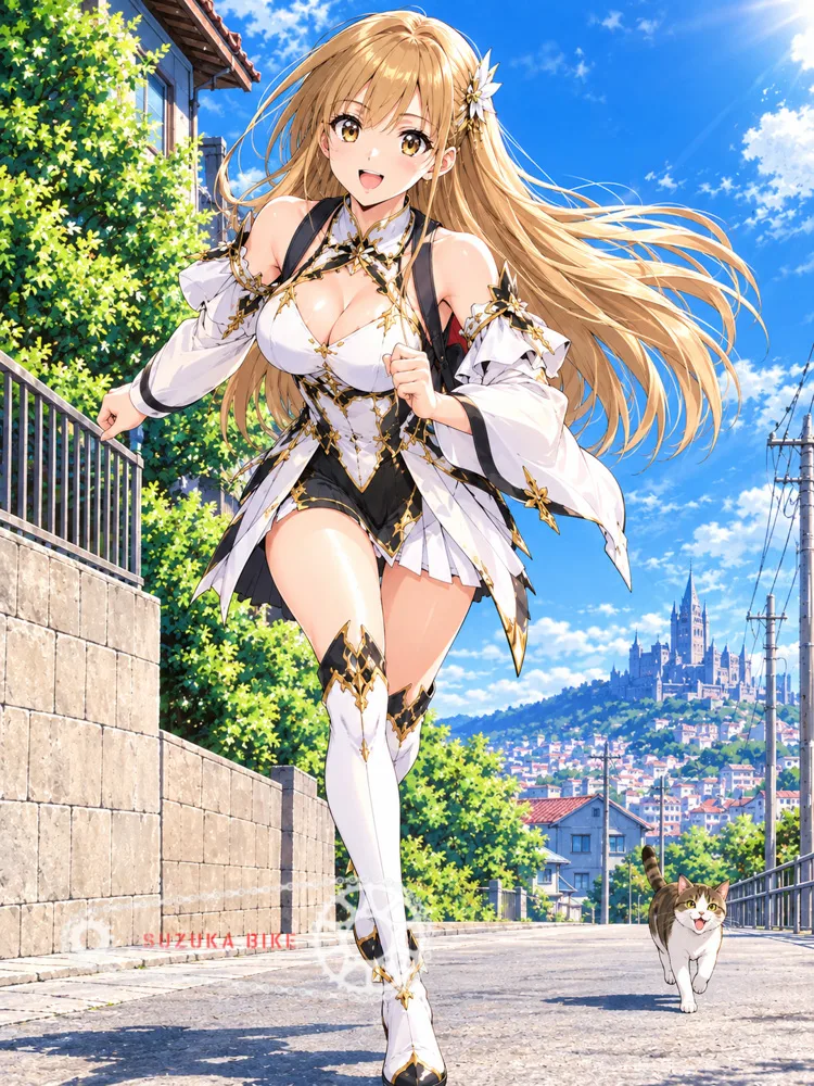 Modern Anime Upscale, AI generated image
