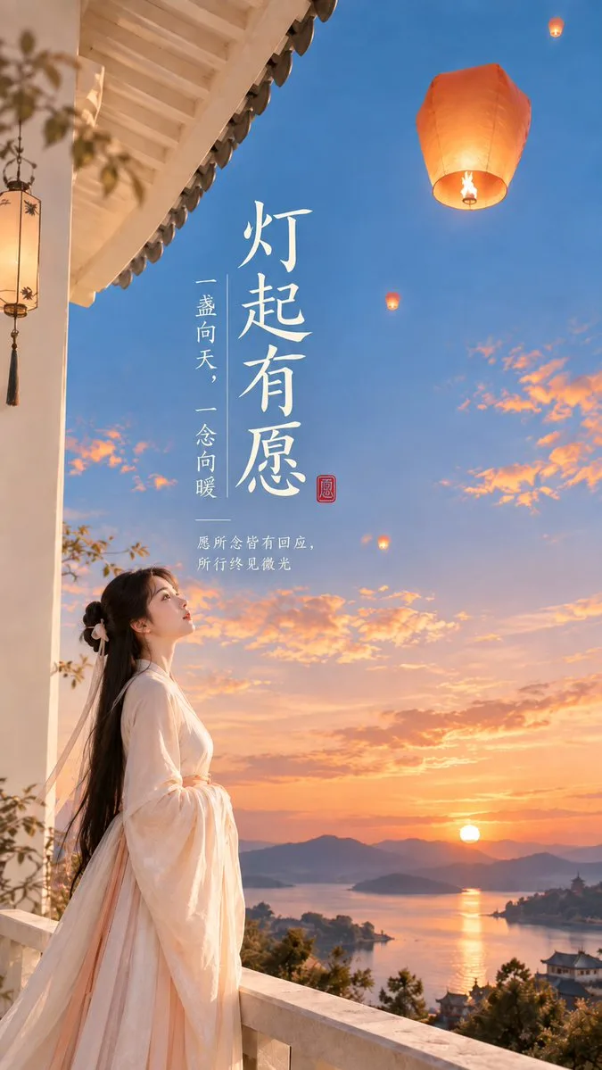 Oriental Minimalist Poster, AI generated image