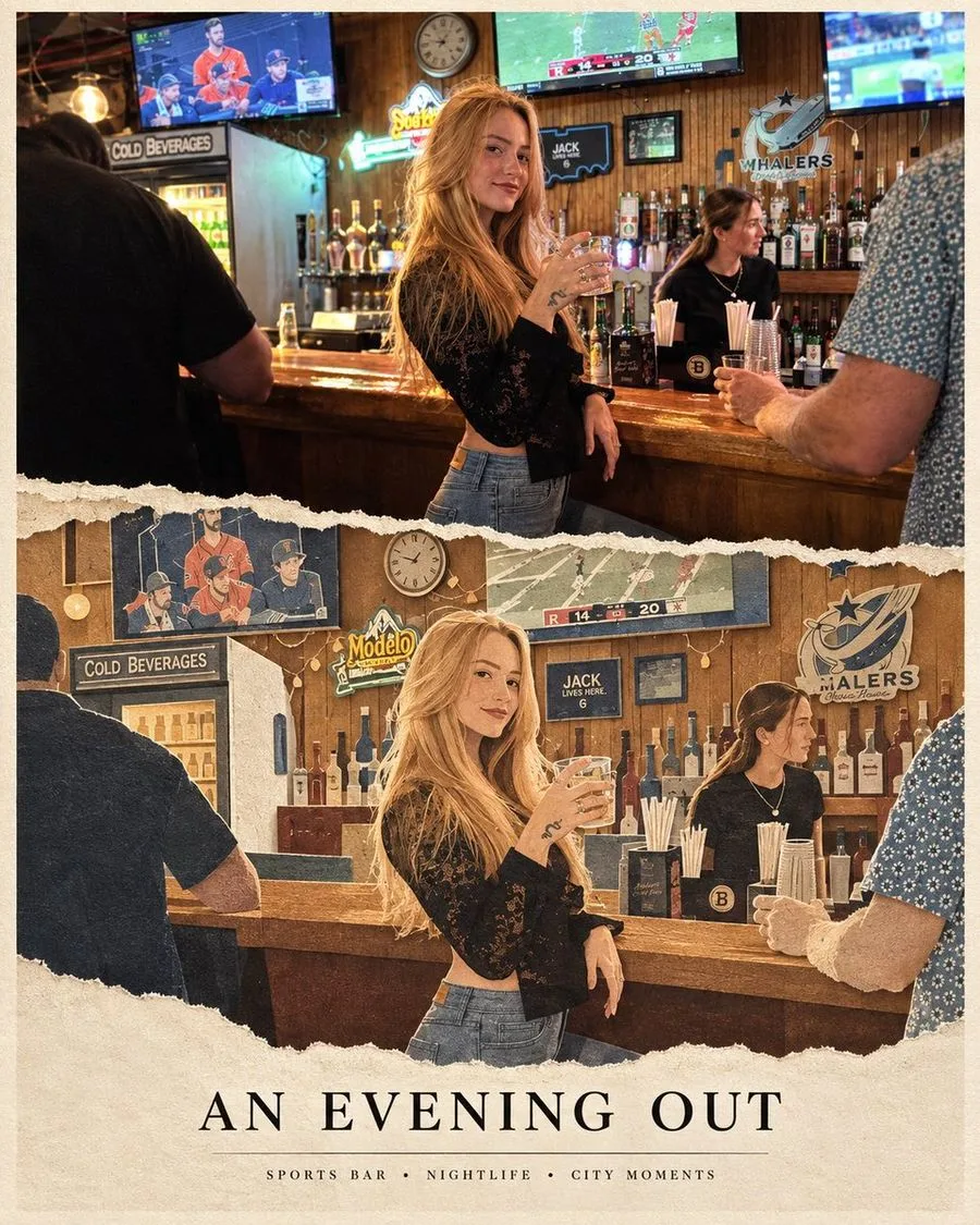 Photo To Paper Cut Poster, AI generated image