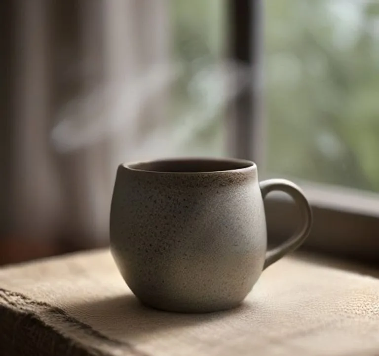 Stoneware Morning, AI generated image