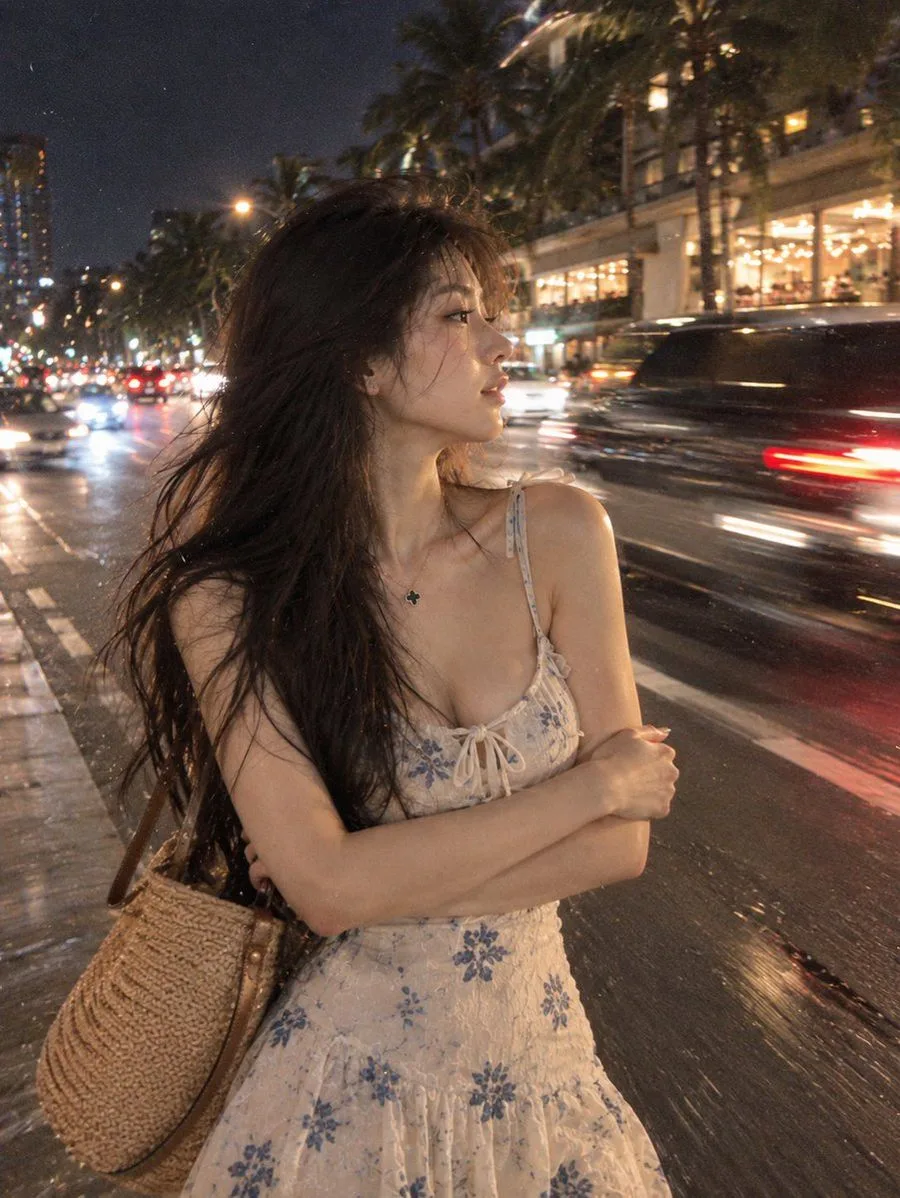 Street Snap Film Texture Replica, AI generated image