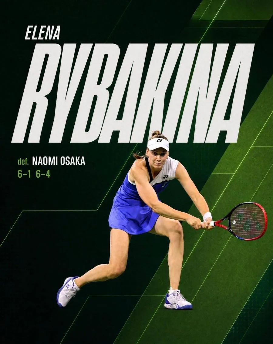 Tennis Result Poster, AI generated image