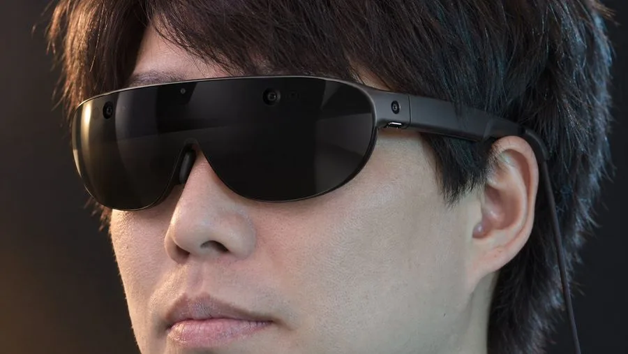 Thin Mixed Reality Headset, AI generated image